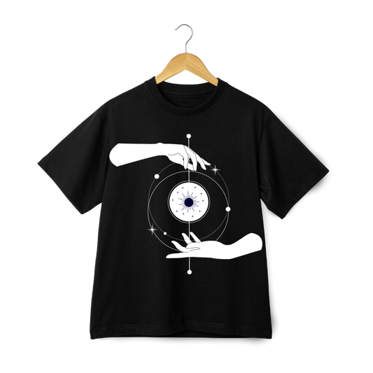 Cool Space Theme Printed T-shirt